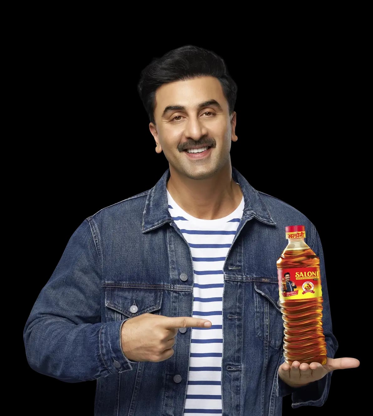 Ranbir Kapoor with Saloni mustard oil